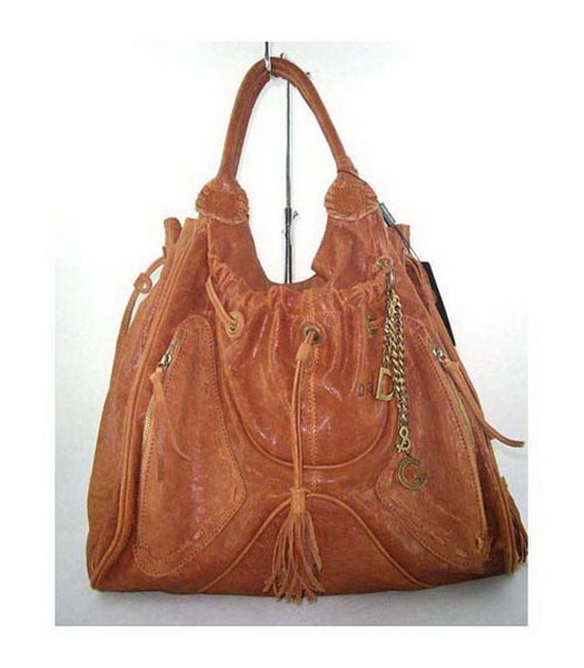 D & G Qualora Bag_Camel pelle